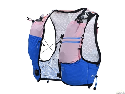 Рюкзак-жилет для трейлраннинга Kailas Fuga Air II 5L Trail Running Vest, Blue/Pink - фото