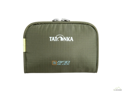 Кошелек карманный Tatonka Big Plain Wallet RFID B, Olive (TAT 2904.331) - фото