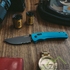 Розкладний ніж SOG Flash AT, Civic Cyan MK3//Partially Serrated (SOG 11-18-04-57) - фото