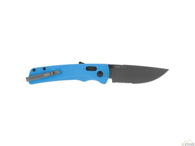 Розкладний ніж SOG Flash AT, Civic Cyan MK3//Partially Serrated (SOG 11-18-04-57) - фото