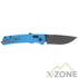 Нож складной SOG Flash AT, Civic Cyan MK3//Partially Serrated (SOG 11-18-04-57) - фото