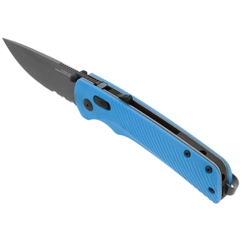 Нож складной SOG Flash AT, Civic Cyan MK3//Partially Serrated (SOG 11-18-04-57) - фото