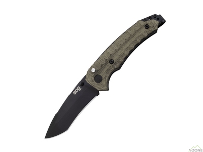 Розкладний ніж SOG Kiku Assisted, S35VN, Black (SOG KU-3004) - фото