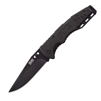 Розкладний ніж SOG Salute Mini, Black (SOG FF1101-CP) - фото