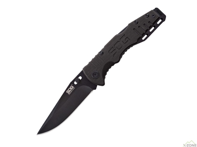 Розкладний ніж SOG Salute Mini, Black (SOG FF1101-CP) - фото