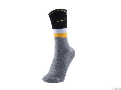 Термошкарпетки Kailas Mid-cut Lightweight Wool Socks Men's, Dark Grey - фото