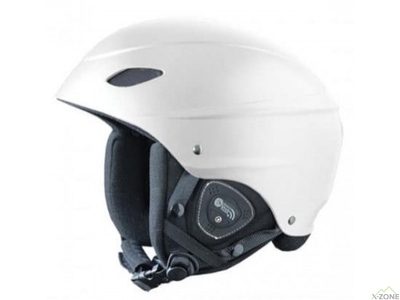 Шолом гірськолижний Demon Phantom Helmet Audio M, White - фото