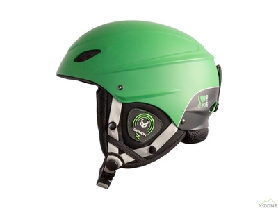 Шолом гірськолижний Demon Phantom Helmet Audio L, Green - фото
