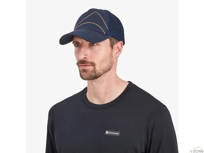 Кепка MONTANE Basecamp Logo Cap One Size, Eclipse Blue (HBCLCECLO15) - фото