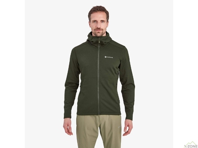 Куртка флісова Montane Protium Hoodie Men's, Oak Green - фото