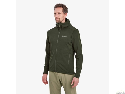 Куртка флисовая Montane Protium Hoodie Men's, Oak Green - фото