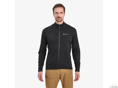Кофта флисовая Montane Men's Protium Fleece Jacket, Black - фото