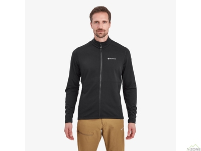 Кофта флісова Montane Men's Protium Fleece Jacket, Black - фото