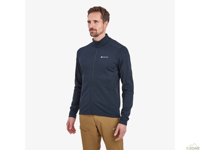 Кофта флісова Montane Men's Protium Fleece Jacket, Eclipse Blue - фото