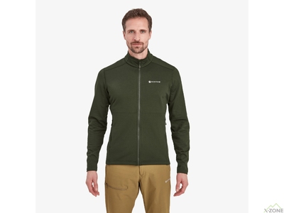 Кофта флисовая Montane Men's Protium Fleece Jacket, Oak Green - фото