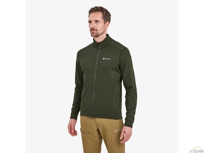 Кофта флисовая Montane Men's Protium Fleece Jacket, Oak Green - фото