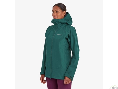 Куртка Montane Women's Phase Waterproof Jacket, Dark Wakame Green - фото