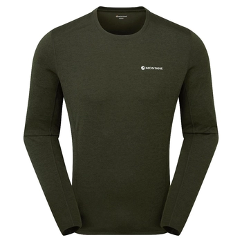 Футболка Montane Men's Dart Long Sleeve T-Shirt, Oak Green - фото