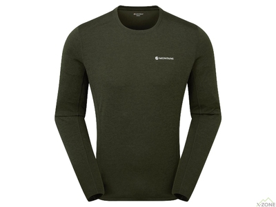 Футболка Montane Men's Dart Long Sleeve T-Shirt, Oak Green - фото