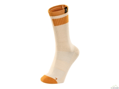 Термошкарпетки Kailas Mid Cut Lightweight Trekking Socks Unisex, Light Beige - фото