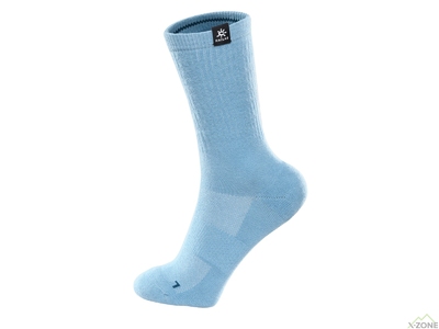 Термоноски Kailas Mid Cut Lightweight Trekking Socks Unisex, Sea Blue - фото