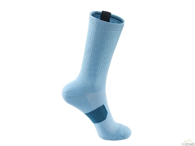 Термоноски Kailas Mid Cut Lightweight Trekking Socks Unisex, Sea Blue - фото