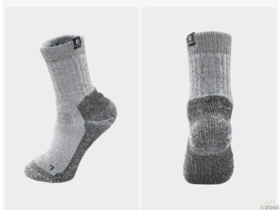 Термоноски Kailas Snow Tramp Mid-cut Trekking Socks Men's, Dark Khaki (KH2401101) - фото