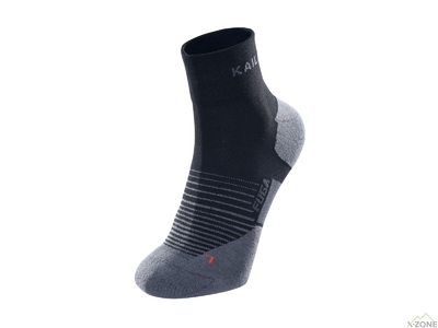 Шкарпетки бігові Kailas Low-cut Running Socks Men's, Black - фото