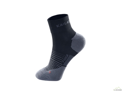 Шкарпетки бігові Kailas Low-cut Running Socks Men's, Black - фото