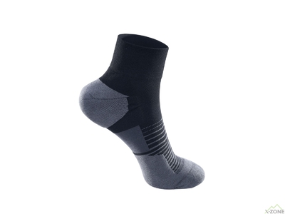 Шкарпетки бігові Kailas Low-cut Running Socks Men's, Black - фото