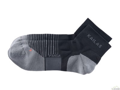 Шкарпетки бігові Kailas Low-cut Running Socks Men's, Black - фото