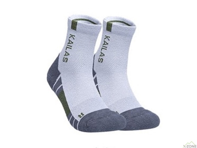 Шкарпетки для трекінга Kailas Low-cut Trekking Socks Men's (2 пари), Mid Gray  - фото