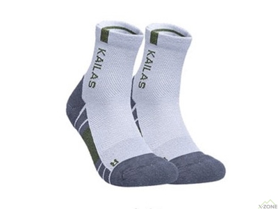 Носки для трекинга Kailas Low-cut Trekking Socks Men's (2 пары), Mid Gray  - фото