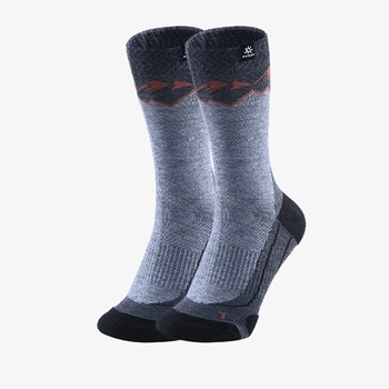 Шкарпетки трекінгові Kailas Woolen Hiking Socks Unisex, Dark Gray - фото