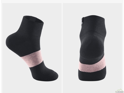Шкарпетки бігові Kailas Low-cut Lightweight Hiking Socks Women's, Black - фото