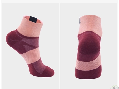 Носки треккинговые Kailas Low-cut Lightweight Hiking Socks Women's, Bloodstone Red - фото