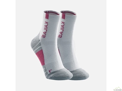 Шкарпетки для трекінга Kailas Low-cut Trekking Socks Women’s (2 пари), Light Gray - фото