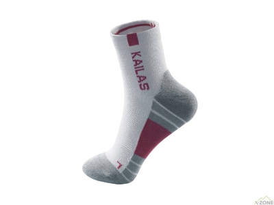 Носки для трекинга Kailas Low-cut Trekking Socks Women’s (2 пары), Light Gray - фото