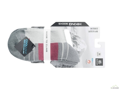 Носки для трекинга Kailas Low-cut Trekking Socks Women’s (2 пары), Light Gray - фото