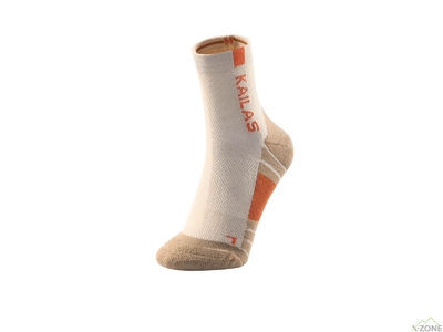 Носки для трекинга Kailas Low-cut Trekking Socks Women’s (2 пары), Light Beige - фото