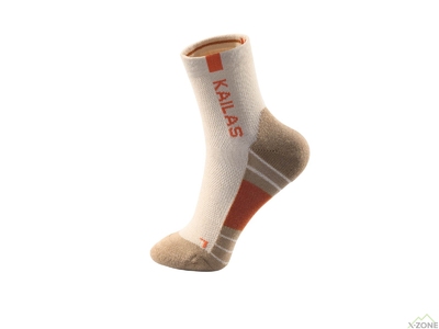 Шкарпетки для трекінга Kailas Low-cut Trekking Socks Women’s (2 пары), Light Beige - фото