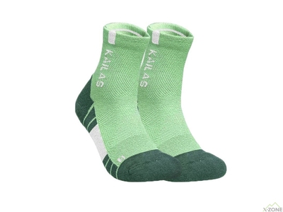 Шкарпетки для трекінга Kailas Low-cut Trekking Socks Women’s (2 пары), Fig Green - фото