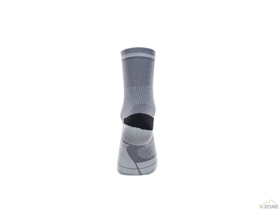 Шкарпетки бігові Kailas Mid-cut Trail Running Socks Men's, Rock Gray - фото