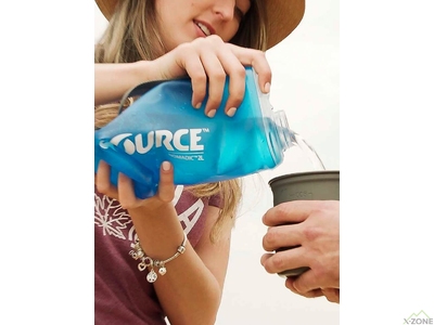 Пляшка для води Source Nomadic Foldable Bottle 2L, Blue (2070700102) - фото