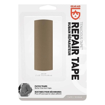 Ремонтна стрічка Gear Aid by McNett Tenacious Repair Tape Coyote Nylon 7.6 cm x 50 cm - фото