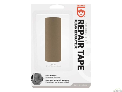 Ремонтна стрічка Gear Aid by McNett Tenacious Repair Tape Coyote Nylon 7.6 cm x 50 cm - фото