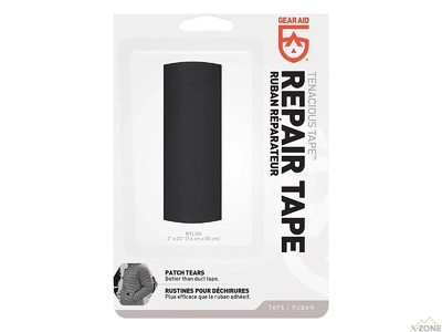 Ремонтна стрічка Gear Aid by McNett Tenacious Repair Tape Black Nylon 7.6 cm x 50 cm - фото