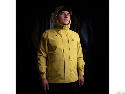 Куртка штормова Kailas Dingri Hardshell Jacket Men's, Mustard Yellow - фото