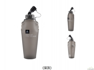 Бутылка для воды Kailas Running Soft Flask 500ml, Dark Gray (KD2303102) - фото