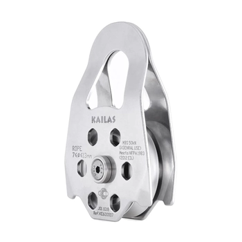 Одинарный блок-ролик Kailas Effy Steel Rescue Large Pulley, Silver (EP103) - фото